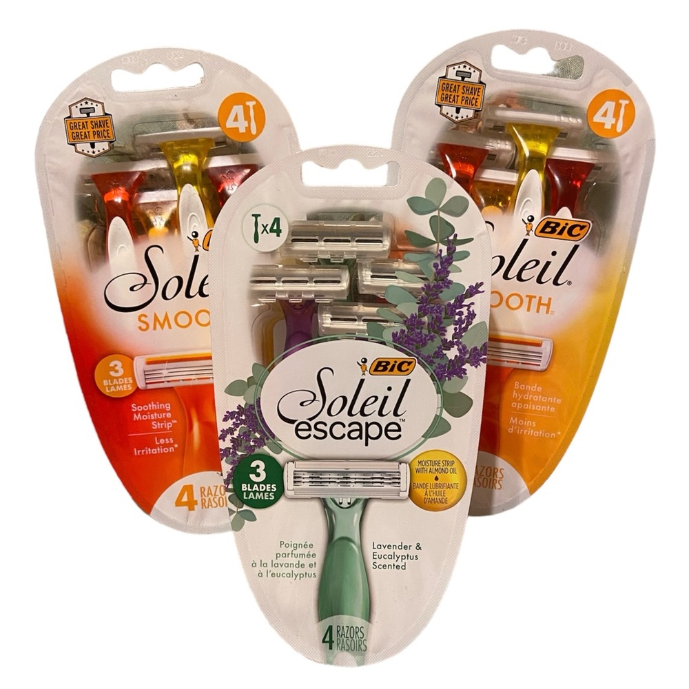 Bic Soleil Razors Bundle of 3